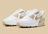 Кроссовки Nike Air Max 90 Flyease White Gold