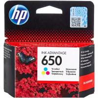Картридж HP 650 (CZ102AE), голубой/пурпурный/желтый, оригинальный, для HP Deskjet Ink Advantage 2515 / 3545 4515 / 1015 / 1515 / 2545 / 2645 / 3515 / 4645
