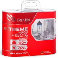 CLEARLIGHT MLH8XTV150 Лампа 12 В H8 35 Вт X-treme Vision +150% 2 шт. ClearLight