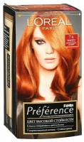Loreal Paris Стойкая краска для волос Preference Feria 74 Манго интенсивный медный 1 шт