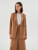 Пиджак Pompa, размер 40, горчичный, коричневый