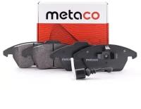 Колодки тормозные передние комплект METACO 3000013