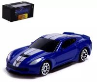 Машина металлическая CHEVROLET CORVETTE GRAND SPORT, 1:64, цвет синий 7152990