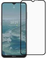 Защитное стекло 3D Glass Pro для Nokia 5.3 полный клей ( черная рамка)