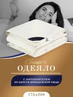 CLASSIC by T Одеяло всесезонное Мерино, шерсть мериноса, цвет: светло-бежевый (175х200 см)