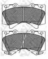К-т торм. колодок Fr LEX LX, TO L.Cruiser 07- NiBK PN1541