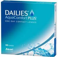 Контактные линзы Dailies (Alcon) AquaComfort PLUS, 90 шт., R 8,7, D -2,75