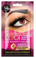 Стойкая крем-краска для бровей и ресниц FITO косметик Effect color, цвет черный, 3 мл