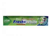 Зубная паста LION Thailand отбеливающая супер прохладная мята Fresh & White, 160 г