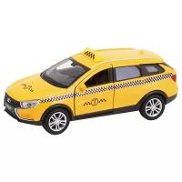 Автомобиль металлический инерционный LADA VESTA SW CROSS такси 1:34-39 WELLY 43763TI