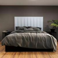 Мягкие стеновые панели, изголовье кровати, размер 20*100, комплект 1шт, цвет светло-серый