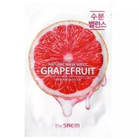 The Saem Тканевая маска Natural Grapefruit Mask Sheet, 21 мл