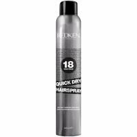 Redken Quick Dry Hairspray 18 - Спрей мгновенной фиксации для завершения укладки волос 400 мл