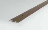 Порог алюминиевый стыковой лука 44,5х4,3 мм, дуб престиж (ПС 04.900. R128)