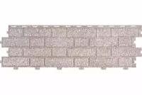 Сайдинг Tecos BRICK WORK шампань, 1140х350 мм, 0.399 кв. м S-BW-Champagne AS