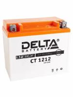 Аккумулятор 12V - 12 А/ч "Delta CT" (YTX14-BS, YTX12-BS) (CT 1212)