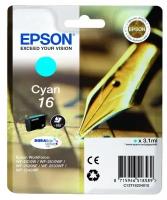 Картридж Epson T1622 Cyan, для Epson WF-2010W, WF-2510WF, WF-2520NF, WF-2530WF, WF-2540WF C13T16224010