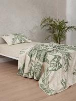 КПБ LINENS SATEN ALLDAY/1,5 сп/FREDA, зеленый