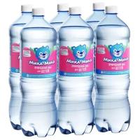 Природная вода для детей «Мика-Мика», ПЭТ 1,5 литра (6 шт. в упак.)