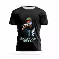 Футболка мужская 3D / Hollywood Undead / Рок / J Dog Hollywood Undead