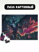 Пазл картонный 39,5х28 см игры world of warcraft dragonflight - 18155