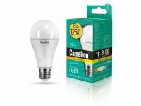 Лампа CAMELION Е27 15Вт 3000K 1280Лм 220В LED15-A60/830/E27 12185, светодиодная, теплый белый, груша