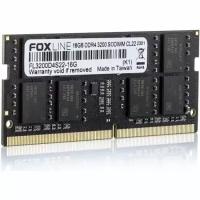 Оперативная память Foxline SO-DIMM DDR4 16Gb 3200MHz pc-25600 CL22 (FL3200D4S22-16G_RTL)