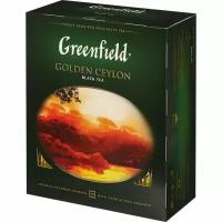 Greenfield Чай в пакетиках Golden Ceylon, черный, 100 пакетиков