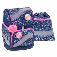 Школьный ранец BELMIL SMARTY ERGONOMIC SCHOOLBAG 405-51/9 AMAZING POLKA DOT SET, с наполнением, набор 2 предмета