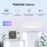 Тепловой насос Daichi SIB50AVQS1R/SIB50FVS1R (настенный кондиционер сплит-система), для помещений до 50 кв. м