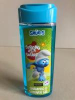 Детский шампунь и гель для душа Sence Smurfs с освежающим фруктовым ароматом 210 мл Нидерланды