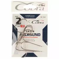 Крючки Cobra ALLROUND, серия CA124, № 2, 10 шт
