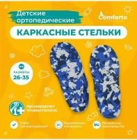 Стельки ортопедические детские для обуви, размер 33-34