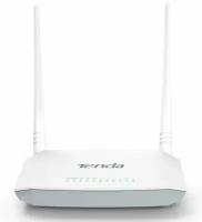 Маршрутизатор Tenda D301 ADSL, Wi-Fi IEEE802.11b/g/n, 300 Мбит/с, 2.4 ГГц, 3хLAN/RJ11/USB2.0, белый