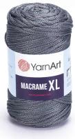 Пряжа "Macrame XL" 100% полиэстер 130м/250г (159 стальной)