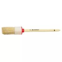 Кисть круглая №20 (65 мм), натуральная щетина, деревянная ручка// MTX