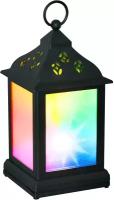 Фонарь со светодиодной гирляндой внутри ULD-L1122-010/DTB/RGB/3D BLACK