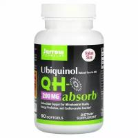 Убихинол QH-Absorb Jarrow Formulas 200 мг, 90 таблеток