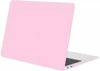 Чехол для MacBook Air 13 2020-2018 A1932, A2179, A2337 M1, пластик, Soft Pink