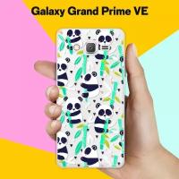 Силиконовый чехол на Samsung Galaxy Grand Prime VE Панда / для Самсунг Галакси Гранд Прайм ВЕ Дуос