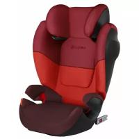 Автокресло группа 2/3 (15-36 кг) Cybex Solution M-Fix SL, Rumba red