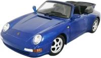 Porsche 911 Carrera Cabriolet коллекционная модель автомобиля 1:24 Bburago 18-22080