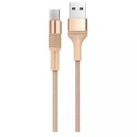Кабель Borofone BX21 Outstanding charging data cable for Micro-USB, 1м, Gold