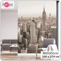 Фотообои на стену флизелиновые 3d Город Нью-Йорк 200х270 см Barton Wallpapers U003