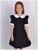 Школьный фартук Нежность На Отлично белый нарядный School Dress 116