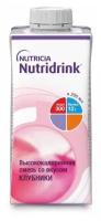 Nutridrink (Nutricia) Жидкая высококалорийная смесь, готовое к употреблению, 200 мл, 235 г, клубника