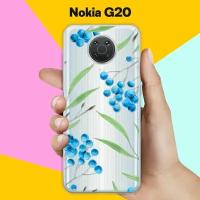 Силиконовый чехол на Nokia G20 Голубика / для Нокия Джи20