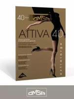 Колготки OMSA ATTIVA, 40 den, 3 шт., размер S, бежевый