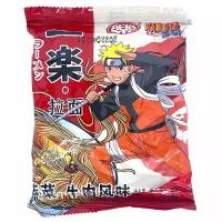 Лапша быстрого приготовления Yile Noodles Naruto Наруто со вкусом говядины (Китай), 92 г