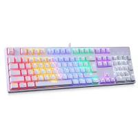 Клавиатура Motospeed K96 (CK107) Rainbow White USB